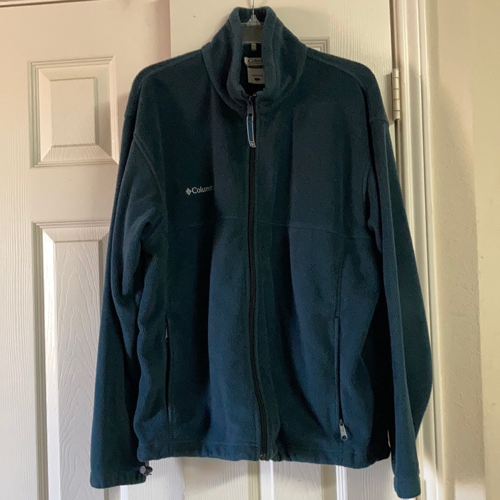 Blue Fleece Zip-up x Columbia
